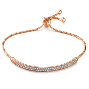 Zircon Curved Bracelet